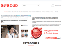 Tablet Screenshot of glysolid.com